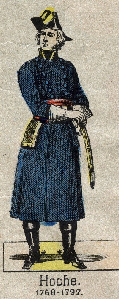 Portrait du général Louis Lazare Hoche (1768-1797). Image d