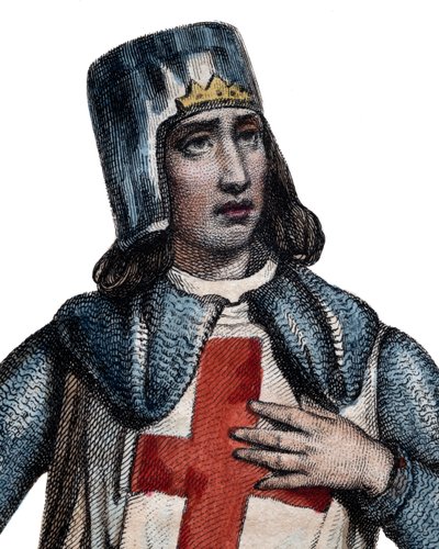 Portrait de Geoffroi de Villehardouin - French School