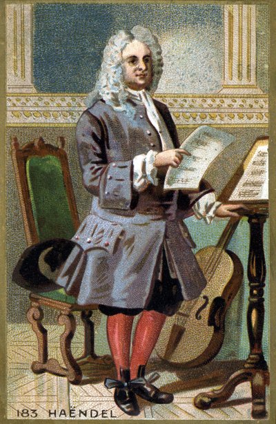 Portrait de George Frederick Handel - French School