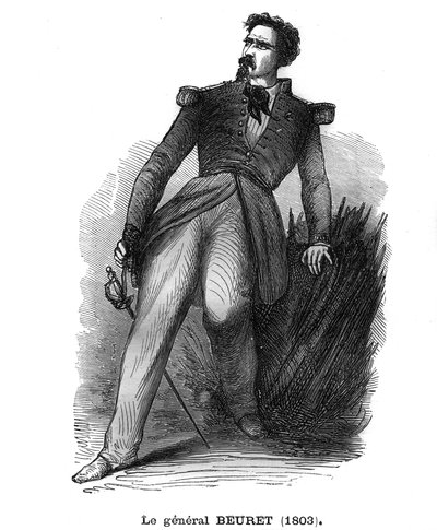 Portrait de Georges Beuret, général de brigade français (1803-1859), officier de la Légion d