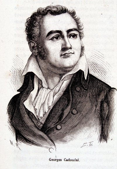 Portrait de Georges Cadoudal - gravure - French School