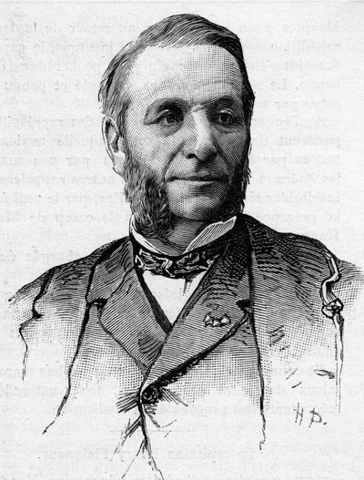 Portrait de Georges Guiffrey (1827-1887), Sénateur des Hautes-Alpes entre 1879-1887. - French School