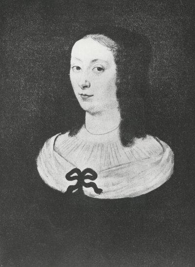 Portrait de Gilberte Perier - French School