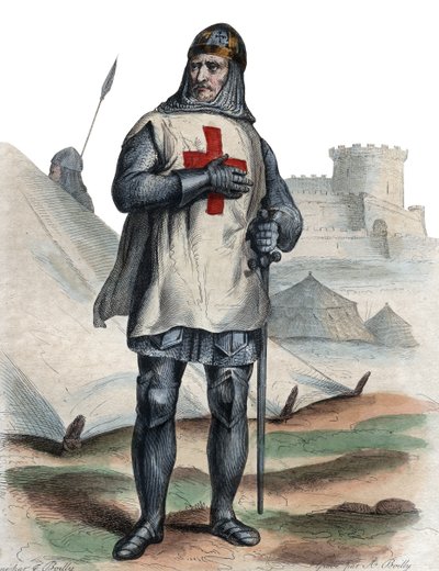 Portrait de Godefroy de Bouillon - French School