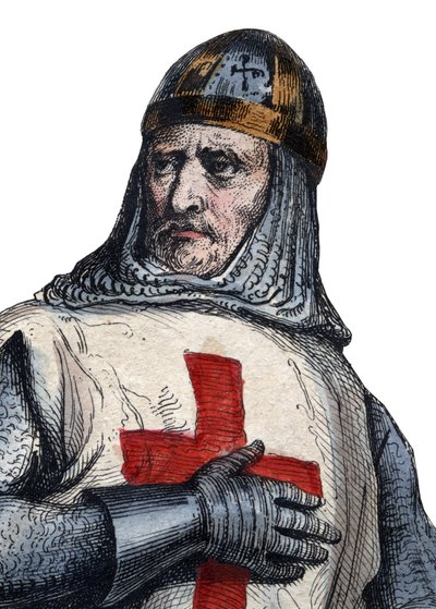 Portrait de Godefroy de Bouillon (104061-1100), chevalier franc, l