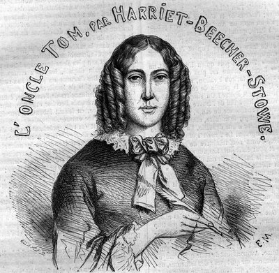 Portrait de Harriet Beecher Stowe (1811-1896), écrivaine américaine, auteure de "La Case de l