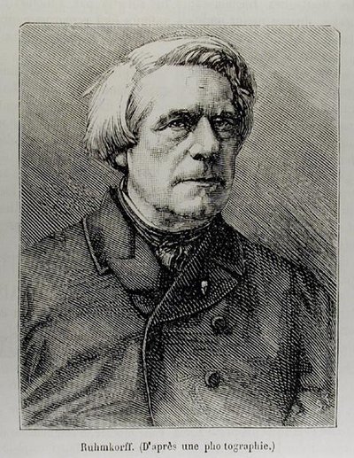 Portrait de Heinrich Daniel Ruhmkorff (1803-77) - French School