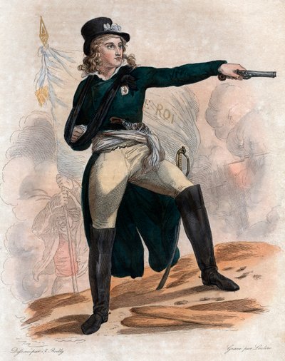 Portrait de Henri du Vergier, comte de La Rochejaquelein (1772-1794), général de l