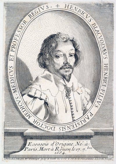 Portrait de Henry Blackwood, décédé en 1634, pub. 1755-65 gravure, 1755 - French School