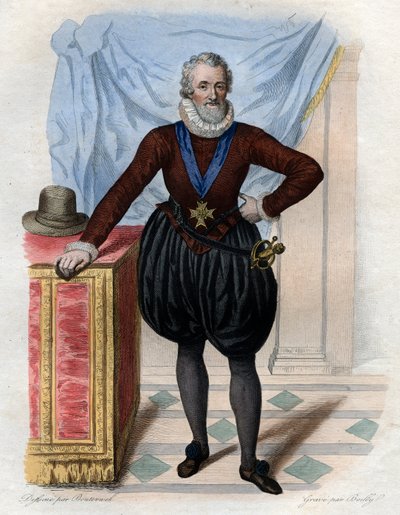 Portrait de Henri IV (1553-1610), roi de France - French School