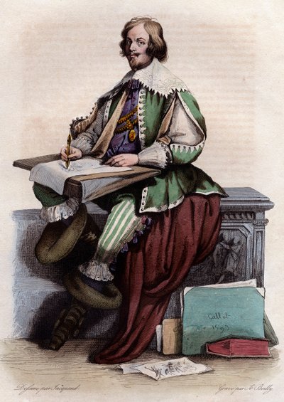 Portrait de Jacques Callot (1592-1635), graveur et dessinateur français - French School