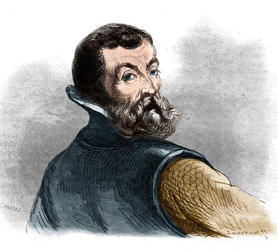 Portrait de Jacques Cartier (1491-1557), navigateur et explorateur français - French School