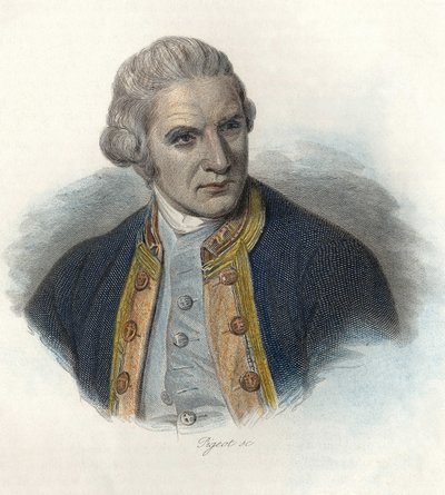 Portrait de James Cook - French School