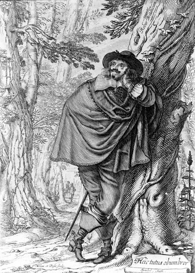 Portrait de James Howel, par Abraham Bosse et Claude Mellan, 1641 - French School