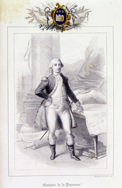 Portrait de Jean-François Galaup, comte de La Pérouse - French School