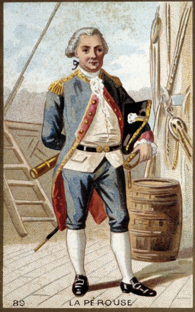 Portrait de Jean-François Galaup, Comte de La Pérouse - French School