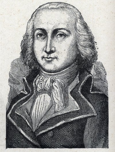 Portrait de Jean Baptiste Cyrus Adélaïde de Timbrune de Thiembronne dit Valencia, comte de Valencia et général de la Révolution française (1757-1822). Gravure de 1889. Collection privée. - French School