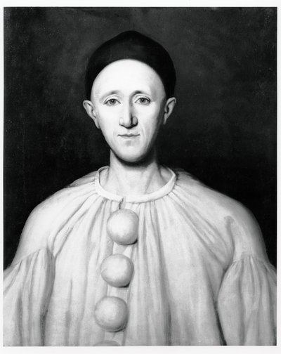Portrait de Jean Charles Deburau (1829-73) en Pierrot - French School