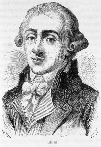 Portrait de Jean Lambert Tallian, politicien français (1767-1820) - dans "L