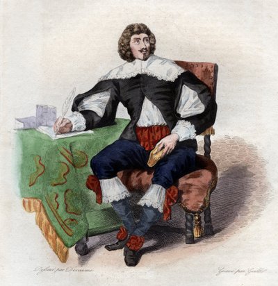 Portrait de Jean Louis Guez de Balzac (1597-1654) - French School