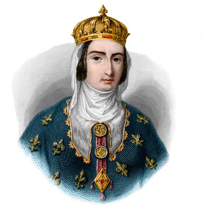 Portrait de Jeanne Ire de Navarre - French School