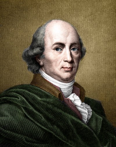 Portrait de Johann Gottfried Herder (1744-1803), philosophe et écrivain allemand. (coloration ultérieure) - French School
