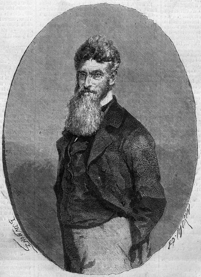 Portrait de John Brown (1800-1859), activiste américain contre l