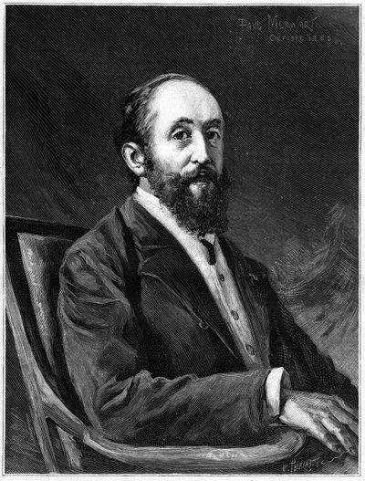 Portrait de Jules Claretie (1840-1913), romancier français et membre de l