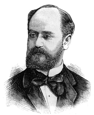 Portrait de Jules Develle, homme politique français. Gravure dans "Le Monde Illustré", 16 janvier - French School