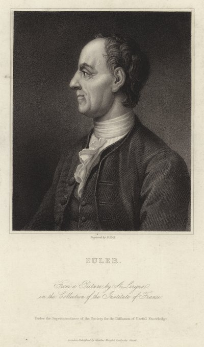 Portrait de Leonhard Euler - French School