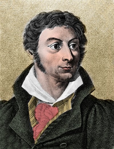 Portrait de Lorenz Oken (1779-1851), naturaliste et philosophe allemand - French School