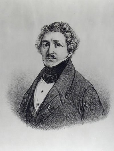 Portrait de Louis-Jacques Daguerre (1787-1851) - French School