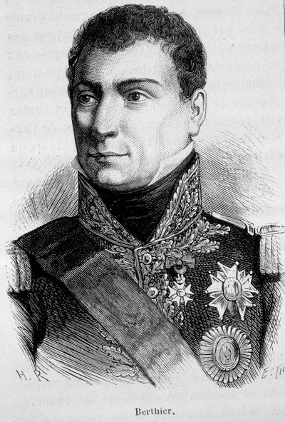 Portrait de Louis Alexandre Berthier, Maréchal français (1753 - 1815) - dans « L