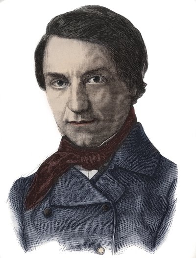 Portrait de Louis Blanc, homme politique et historien français (1811-1882) - French School