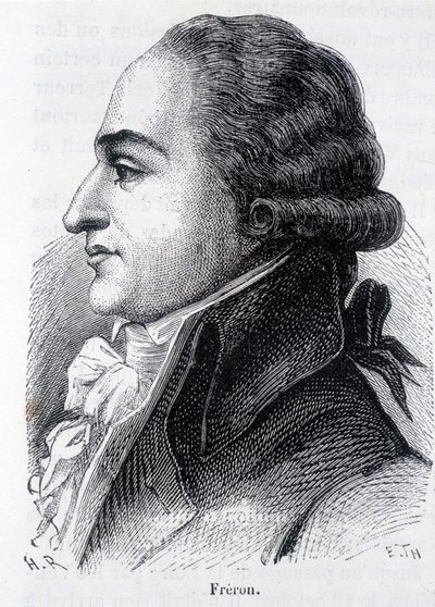Portrait de Louis Marie Stanislas Fréron (1754-1802), publiciste français - dans "L