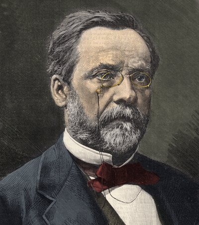 Portrait de Louis Pasteur (1822-1895), chimiste et microbiologiste français - French School