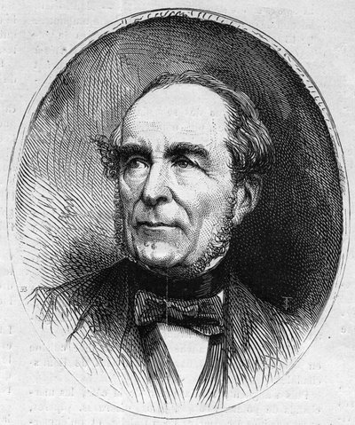 Portrait de Louis Vitet, homme politique français. Gravure dans Le Monde Illustré n°844 du 13 juin 1873. - French School