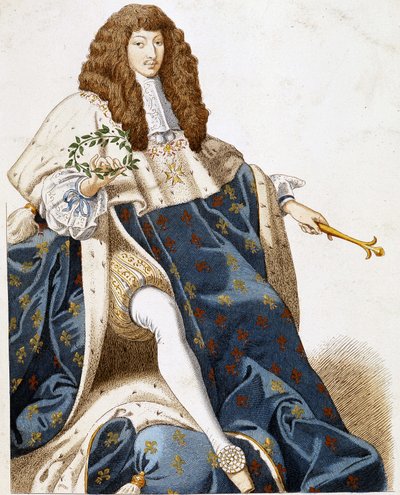 Portrait de Louis XIV, jeune. - French School