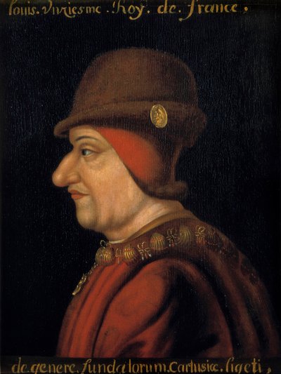 Portrait de Louis XI (1423-1483), roi de France. École française du 17e siècle - French School