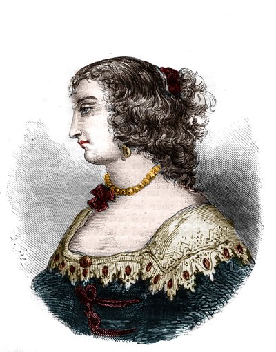 Portrait de Mademoiselle de Hautefort (Marie de Hautefort) - French School