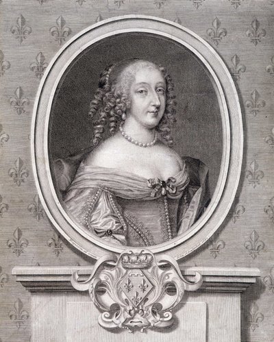 Portrait de Mademoiselle de Montpensier appelée « Grande Mademoiselle » - French School