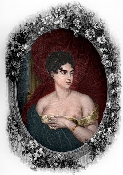 Portrait de Marguerite Joséphine Wiemer (Marguerite Georges) - French School