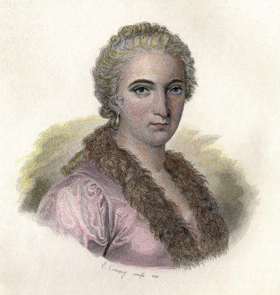 Portrait de Maria Gaetana Agnesi - French School