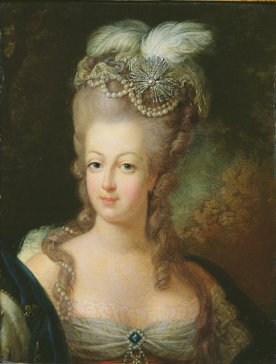 Portrait de Marie-Antoinette de Habsbourg-Lorraine (1755-93) - French School
