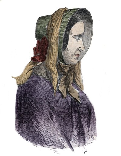 Portrait de Marie Fortunée Capelle, Marie Lafarge (Madame) (1816-1852) criminelle française - French School