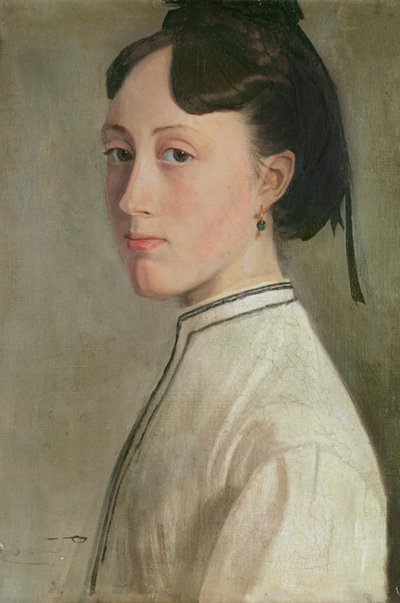 Portrait de Marie Fremiet - French School