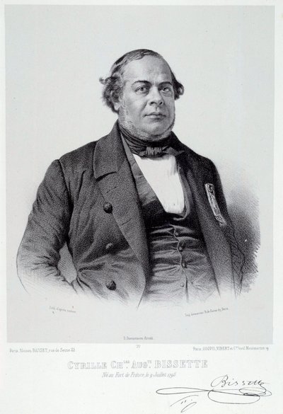 Portrait du politicien martiniquais Cyrille Charles Auguste Bissette (1795-1858), grand partisan de l