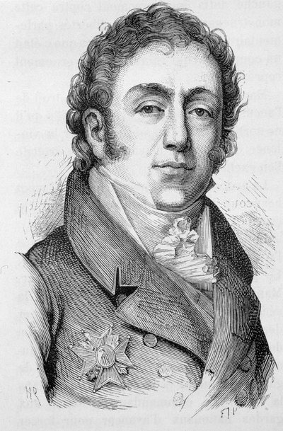 Portrait de Mathieu Montmorency, homme politique français (1766-1826) - dans "L