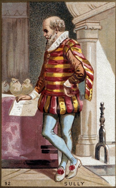 Portrait de Maximilien de Béthune, Baron de Rosny, Duc de Sully (1560-1641), homme politique français - French School