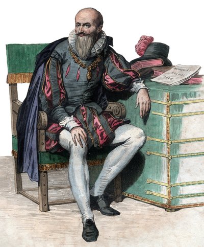 Portrait de Maximilien de Béthune, duc de Sully (1559-1641), soldat et ministre français - French School